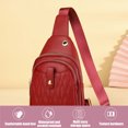 thumbnail image 2 of Bolso bandolera para mujer, bolso bandolera, tendencia de moda, bolso de pecho informal de gran capacidad que combina con todo, 2 of 6