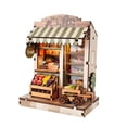 thumbnail image 4 of Kit de casa de muñecas en miniatura para armar con muebles, manualidades creativas para armar. Frutería, 4 of 9