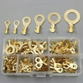 thumbnail image 4 of 150Pcs Rings Terminals NonInsulated Open Barrels Wire Crimp Terminals Connerctor for Crimp Solid wire or Stranded wire, 4 of 9