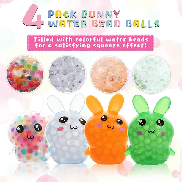 Plush Christmas Themed Water Bead Filled Squeeze Stress Balls