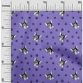 thumbnail image 2 of oneOone Cotton Poplin Medium Purple Fabric Bull Diy Clothing Quilting Fabric Print Fabric By Yard 42 Inch Wide, 2 of 5