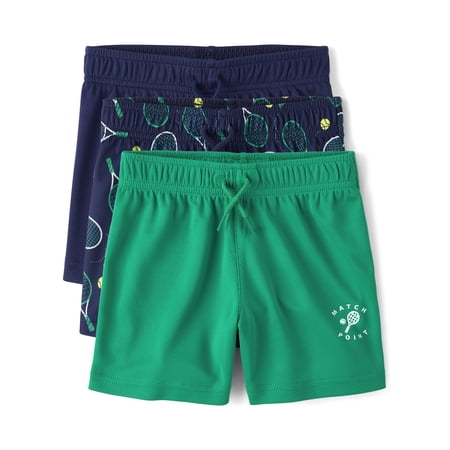 The Children s Place Baby & Toddler Boys Quick Dry Lined Mesh Short 3-Pack Sizes 6M-5T
