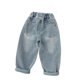 thumbnail image 5 of Pantalones vaqueros para niños, pantalones vaqueros con letras de dibujos animados para niños, pantalones casuales para niñas, ropa para niños de 1 a 6 años de primavera y otoño, 5 of 6