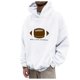 thumbnail image 1 of Gibobby Sudaderas de hombre Stripes con capucha sudadera de forro polar para hombre(Blanco,CH), 1 of 4
