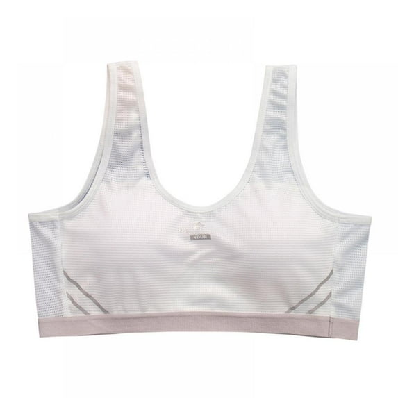 BESLY Girls Sports Bra Seamless Bra Ultra Comfort Soft Teen Bras