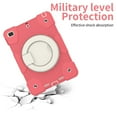 thumbnail image 4 of iPad 6th/5th Generation Case, iPad 9.7 Case for Kids, [Shockproof] Drop Proof Case with Pencil Holder, Armor Rugged Crossbody Strap, Rotatable Kickstand & Hand Strap,Red, 4 of 11