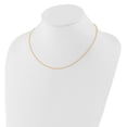 thumbnail image 3 of Finest Gold1368-16-2 Leslies 14K Yellow Gold 1.5 mm Diamond-Cut Loose Rope 1 in. Plus 1 in. Adjustable Chain, 3 of 6