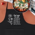 thumbnail image 5 of Funny Aprons for Women with 2 Pockets, Adjustable Kitchen Apron for Cooking, Baking Gifts for Birthday Christmas, 5 of 6