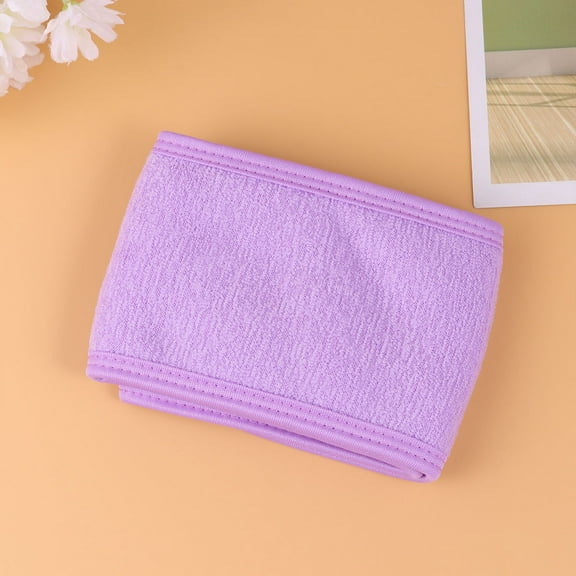 WRITWAA Headband Women 3PCS Purple Polyester for Washing Face