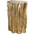 thumbnail image 2 of Antique Gold Tree Trunk Stool / Used in Modern Interiors / Long - lasting and Stylish, 2 of 3