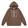 thumbnail image 6 of Mens Hoodies Soild Color Pullovers ,Zip Up Hoodie Casual Sweatshirt ,Long Sleeve Full Zip Hooded With Pocket Outerwear Clothes XL, 6 of 6
