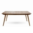 thumbnail image 5 of Noble House Perry Indoor Acacia Wood Dining Table, Teak Finish, 5 of 5