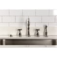 thumbnail image 5 of Kingston Brass KB1798BEXBS 8" to 16" Widespread Kitchen Faucet with Brass Sprayer, SN, 5 of 7