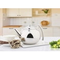 thumbnail image 4 of Teapot With Infuser Loose Tea Leaf 2 Liter Stainless Steel Tea Pot Coffee Water Small Kettle Filter Set Warmer Teakettle For Stovetop Induction Stove, 4 of 5