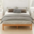 thumbnail image 2 of Gianna Solid Wood Bed Frame, Bed Base with Wood Slat Support, No Box Spring Needed，King Size, 2 of 5