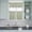 Green, variant on 3 Piece Kitchen Curtains and Valances Set Black Knot Cafe Curtains 24 Inch Length Nautical Striped Monochrome Ocean Valance & Tier Curtain for Living Room Bedroom Small Window 54"x18"+27"x24"*2