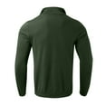 thumbnail image 4 of SAATLERI Mens Knit Polo Shirt Quarter Zip Polo Sweater Long Sleeve Textured Pullover Sweaters Casual Warm Shirts, 4 of 4