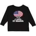thumbnail image 3 of Inktastic I Love My Grandpa Military Grandson Boys or Girls Long Sleeve Toddler T-Shirt, 3 of 5