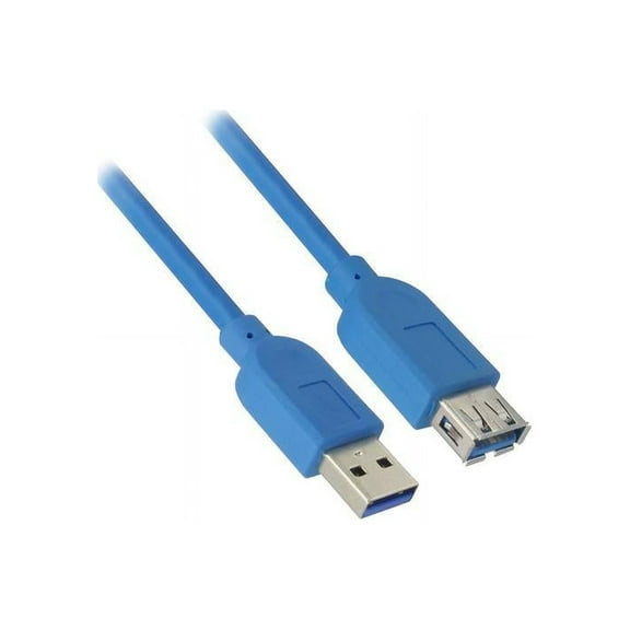 Nippon Labs 50USB3-AAF-15 15 ft. USB 3.0 A Male to A Female Extension Cable - Blue