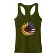 thumbnail image 4 of Dyegold 4th Of July Tank Tops For Women Summer Sleeveless American Flag Shirt Loose Casual Patriotic Graphic Tee Tops Tshirt, 4 of 4