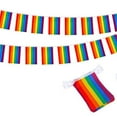 thumbnail image 4 of 2 Pieces Pride Rainbow Flag Banner Pride Banner 40 Flags Decoration, 4 of 5