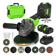 thumbnail image 1 of 125mm Kit Esmeril Angular Inalámbrica Mini Pulido 10000rpm Malubero Verde, Negro, 1 of 5