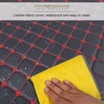thumbnail image 2 of Universal Car Seat Covers Non-Slip Seat Cushion Auto Rear Back Seat Protector Mat with Pocket Black, 2 of 8