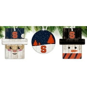 Syracuse Orange 3-Pack Ornament Set
