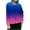 A Dark Blue, variant on Hiking Cycling Sportswear Women's Fashion Printed Loose Long Sleeve Blouse Round Neck Hoodless Sweatshirts Top Yellow Xl