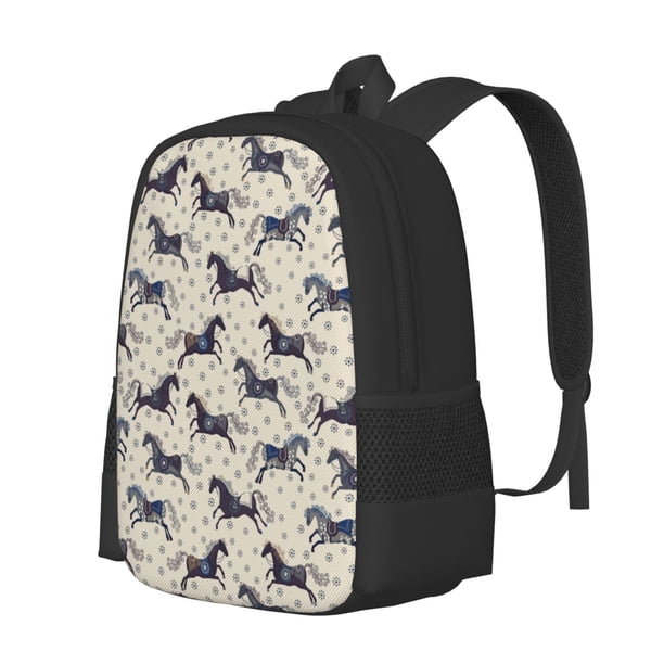 Fotbe Horse Mochila para Hombre y Mujer - Tela Oxford 600D Resistente - Mochila Impermeable de Gran Capacidad para Escuela, Viajes y Senderismo