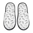 thumbnail image 2 of KLL Sea Turtle Slippers for Women Men House Slip on Indoor Outdoor Bedroom Furry Fleece Lined Ladies Comfy Anti-Skid Rubber Hard Sole-Medium, 2 of 8