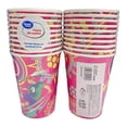 thumbnail image 3 of Vasos de cartón Great Value diseño mundial rosa 10 piezas, 3 of 4