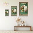 thumbnail image 3 of Eastern Print Be Kind To Your Mind Poster, Living Room Art, Mental Health Art, Vintage Butterflies Brain Prints, Zen Meditation Wall Decor for Bedroom, Home, Kitchen, Office, UNFRAME, 8x12, 3 of 4
