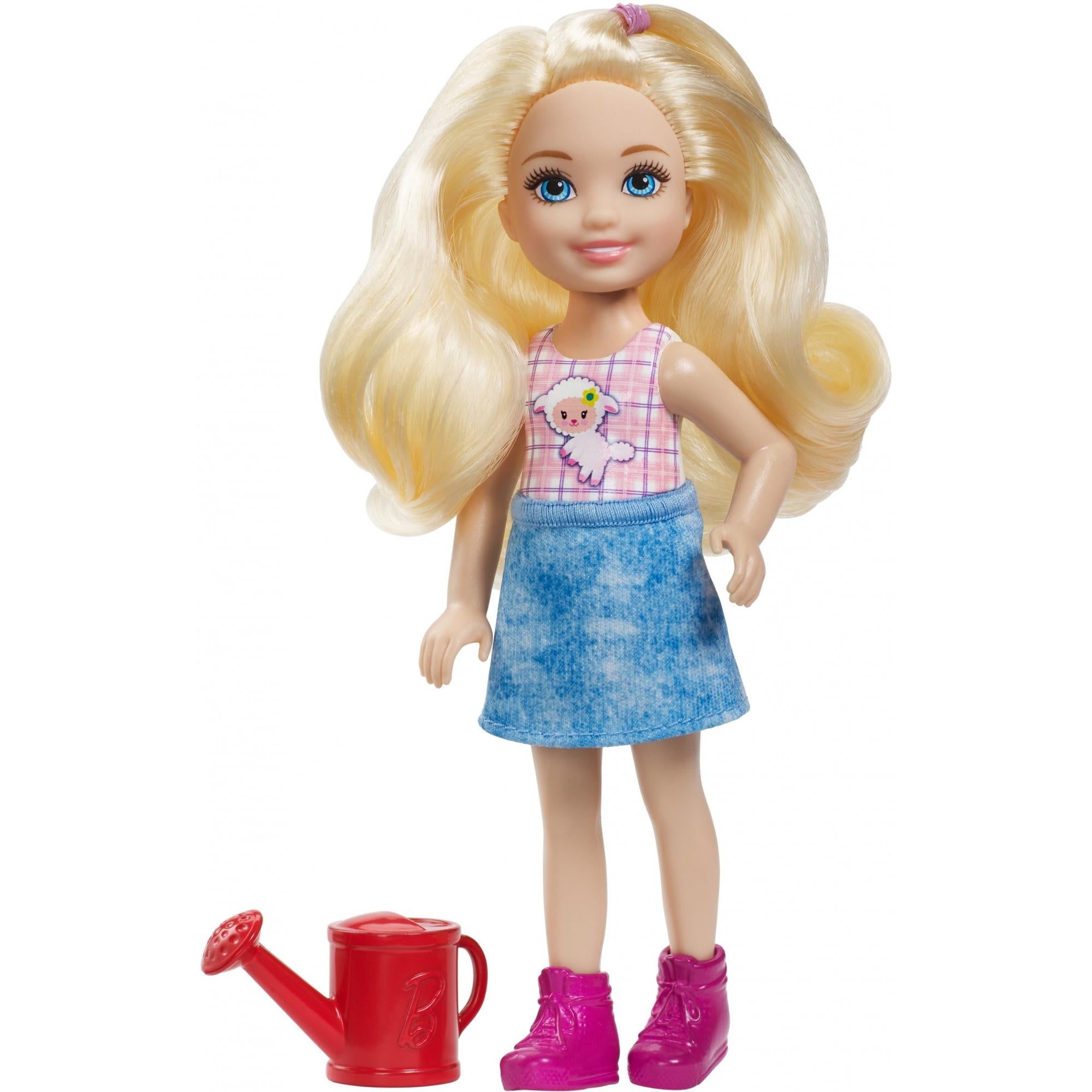 Barbie Sweet Orchard Farm Chelsea Doll with Red Watering ...
