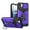 Purple, variant on Allytechgroup Samsung Galaxy A16 5G Case with Screen Protector & Sliding Camera Lens Cover, Full Body Proteciton Card Holder Ring Kickstand Magnetic Case Compatible with Car Mount Phone Case,Navy