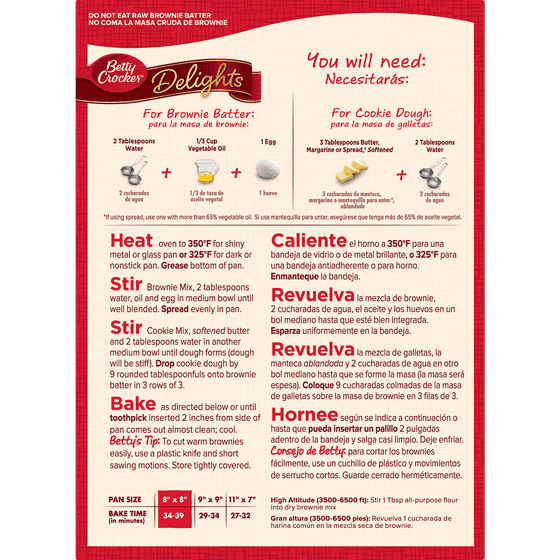 betty crocker date bar mix