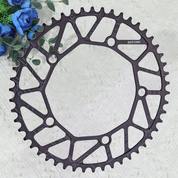 MLINS Black Bike Chain Ring Made of Durable Aluminum Alloy for Professional Use 130mm BCD