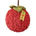 thumbnail image 2 of Guoxxzi Home Essentials for New Home, Fuzzy Ball Hand Towel With Hanging Loop For Bathroom Cute Fruit Decorative Ball Towel Soft Absorbent Ball Towel Sets For Kitchen Bathroom, 2 of 5