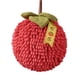thumbnail image 1 of Toalla de mano con diseño de bolas de felpa, juego de toallas con asa para colgar, toalla suave y absorbente con diseño de bolas de frutas decorativas, juego de toallas para cocina y baño,, 1 of 9