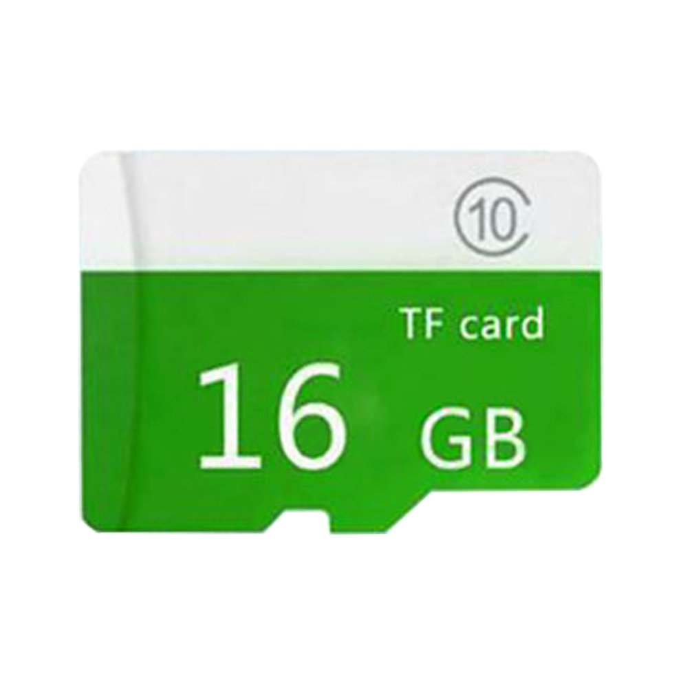 Green MicroSD Sd Tf Memory Card Class 10 Quality Particles Memory Card