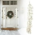 thumbnail image 2 of 48" Frosted Garland With Tips Realistic Artificial Winter Greenery For Christmas Mantle Wreath & Seasonal Decor, 2 of 7