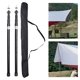 thumbnail image 5 of Espesar aleación de aluminio carpa poste ajustable carpa soporte varilla playa refugio lona Negro Zulema Poste de tienda de lona, 5 of 7