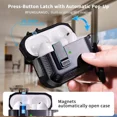 thumbnail image 3 of Case for AirPods Pro 3rd Generation with Phone Holder Compatible with Back Magnetic Suction Function Suitable for AirPods Pro 3 Protective Case, 3 of 6