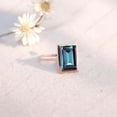 thumbnail image 4 of JEWELRYTREASURE 12x10 mm / 1 Ct Emerald Cut Alexandrite Ring 14k Rose Gold Plated Engagement Ring Solitaire Jewelry for Women Christmas Day Gift for Her, 4 of 7