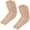 Beige, variant on Arm Sleeves for Men Women Youth, UV Sun Protection, Tattoo Cover Up, Cooling, Compression Sports Sleeve - 2 Pairs
