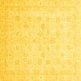 thumbnail image 1 of Ahgly Company Machine Washable Indoor Square Oriental Yellow Traditional Area Rugs, 7' Square, 1 of 4
