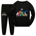 thumbnail image 4 of Conjunto de pijama de dibujos animados para niños y niñas, ropa de dormir con diseño de jardín de Banban, 4 of 4