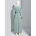thumbnail image 5 of Green Almon - Unlined - Modest Dress - Refka, 5 of 5
