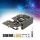 thumbnail image 3 of Para 5 PCIe A M.2 NVMe SSD HAT 3 en 1 con Ventilador Doble Gen2 Gen3 para SSD NVMe M.2 M-Key 2230 2242 2260 2280, 3 of 6