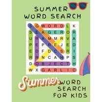 Summer Word Search for Kids: Word Search Book for Children, Word Searches for Kids Summer Word Find Book, (Paperback)